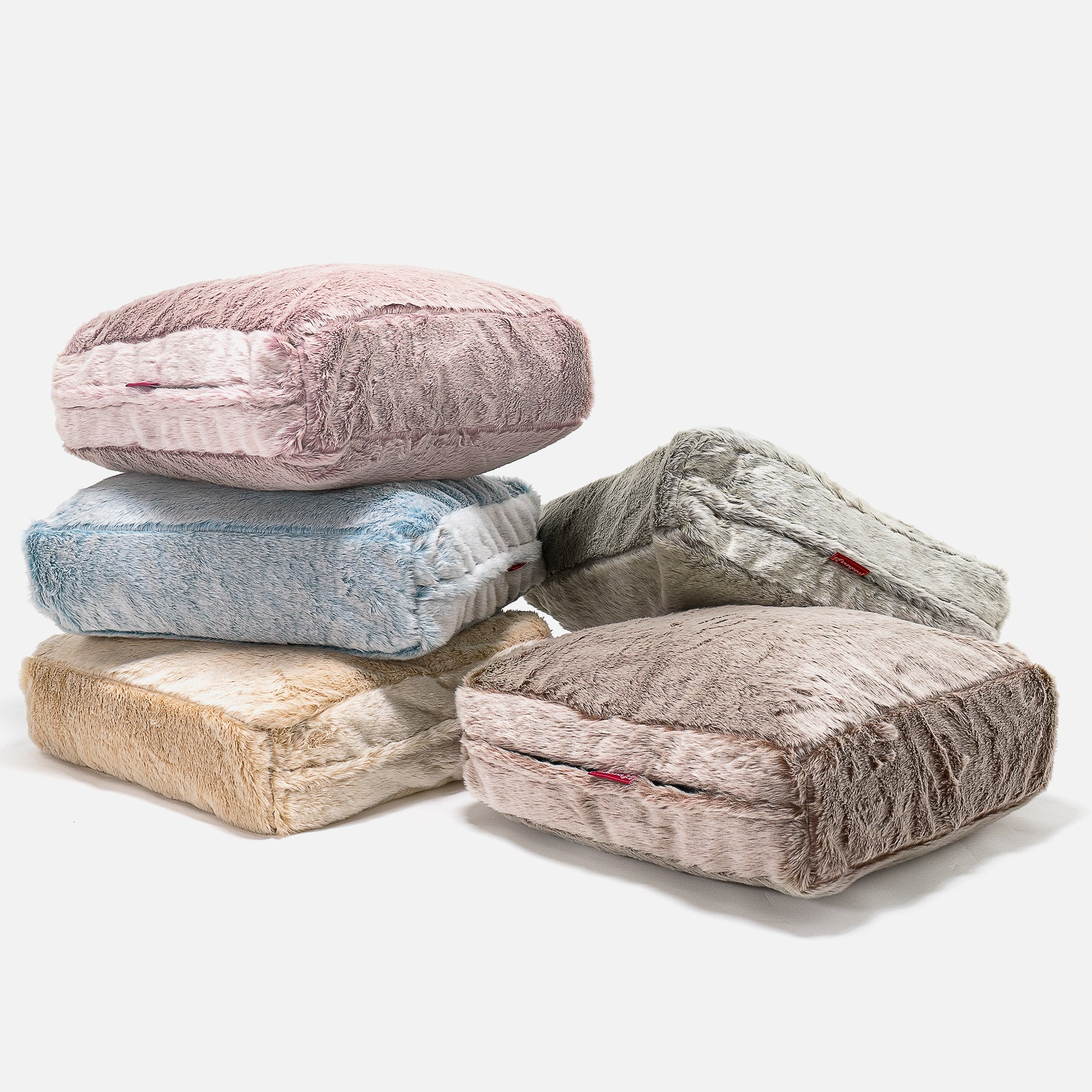 Sitzkissen - Kaninchen Kunstfell Goldbraun - Image 4