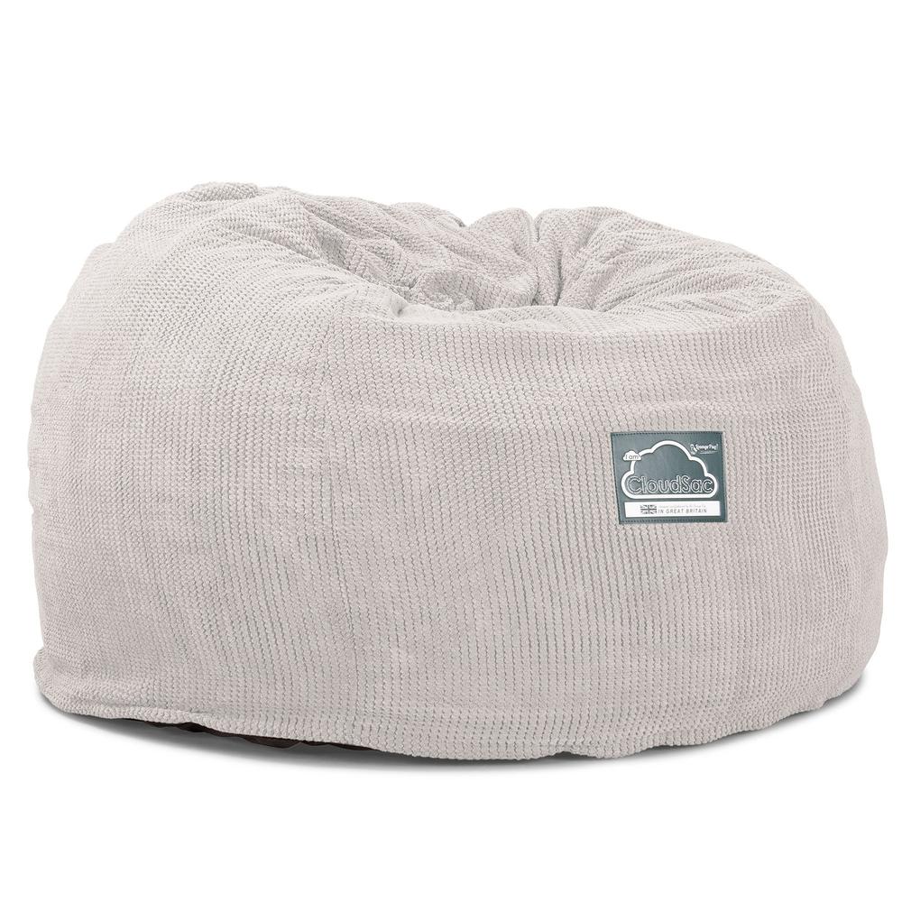 CloudSac 510 XL Memory-Schaum Sitzsack - Pom-Pom Creme - Image 6