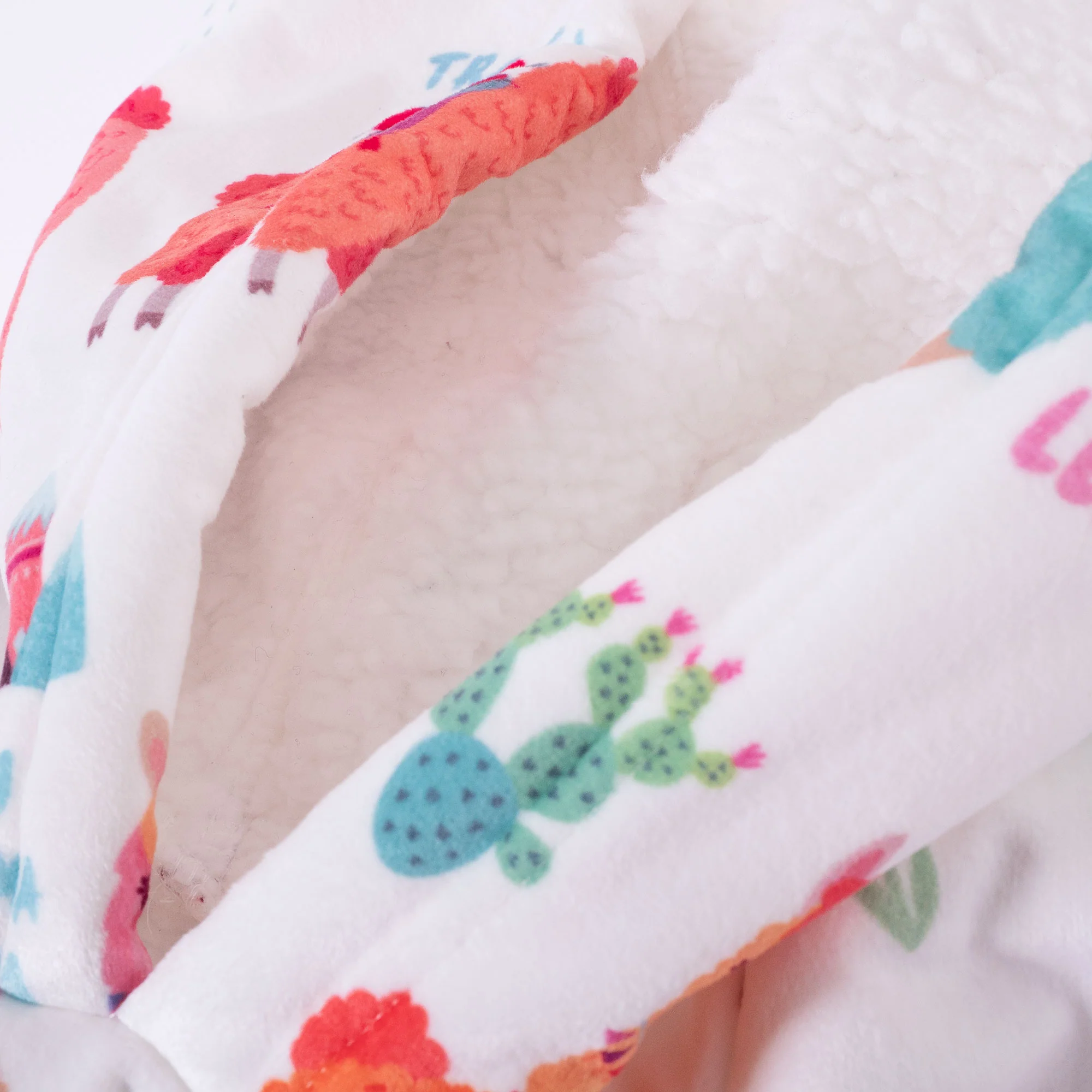 Hoodie Decke für Erwachsene - Fleece Lama - Image 5