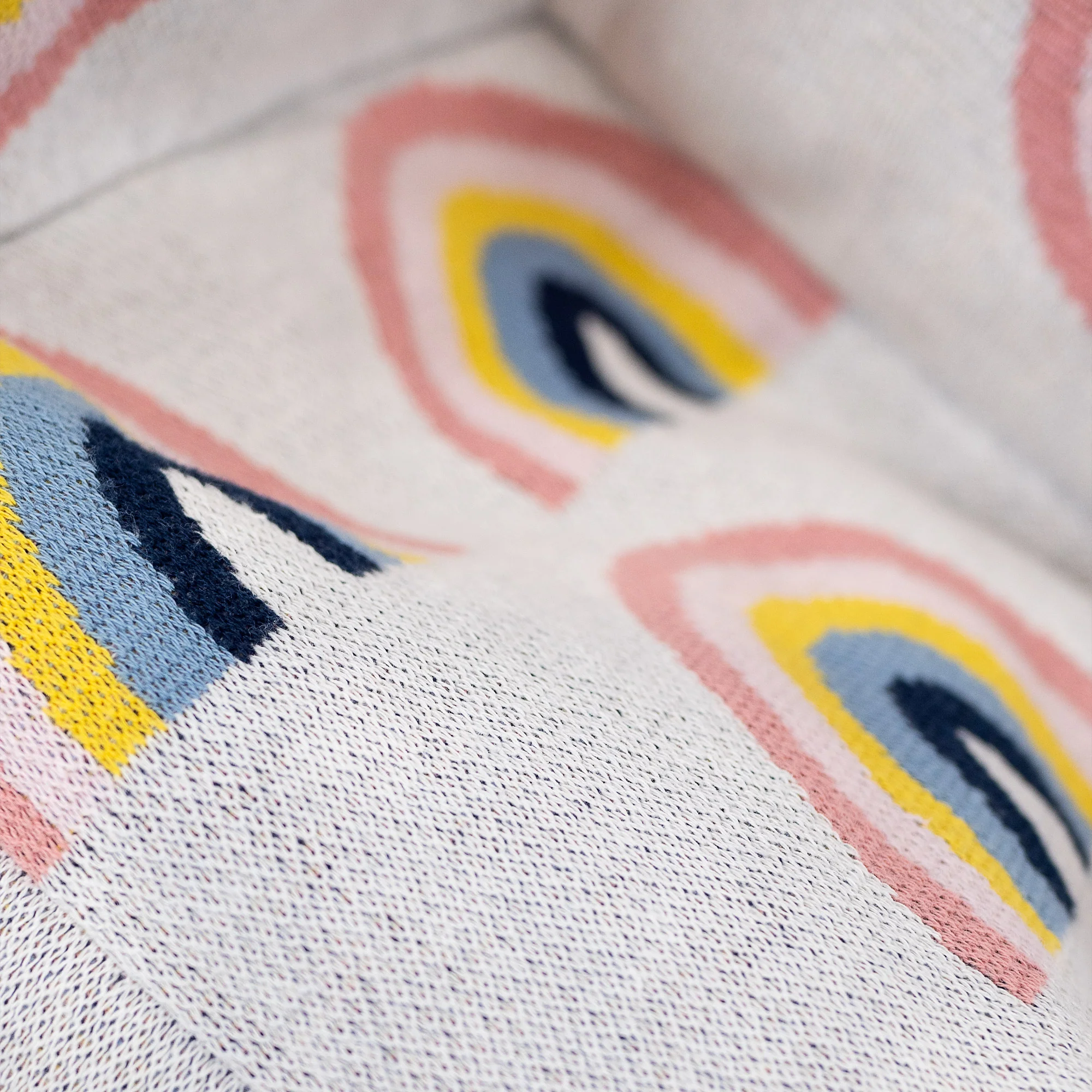 Klein Kindersessel Sitzsack 1-3 jahren - Gestrickte Regenbogen - Image 3