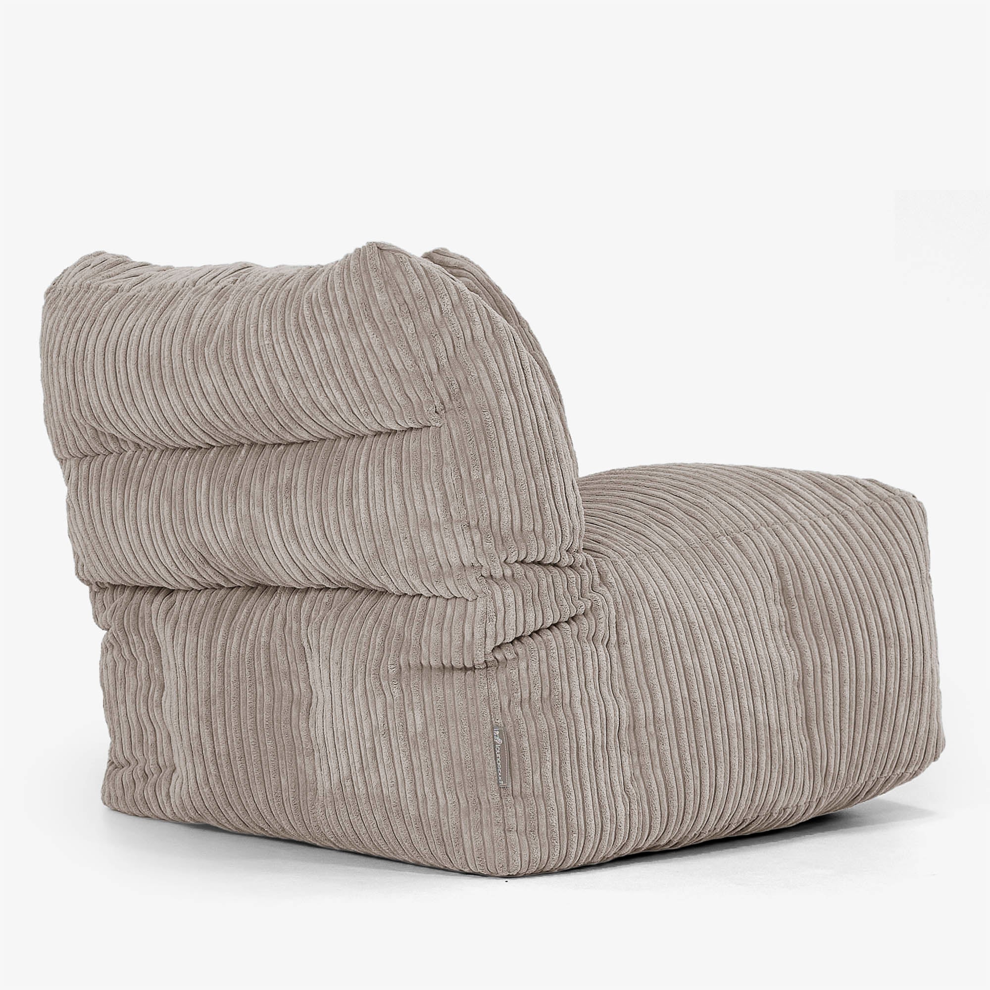 Modulares Sofa Sitzsack, Rechtes Eckteil - Cord Beigegrau - Image 3