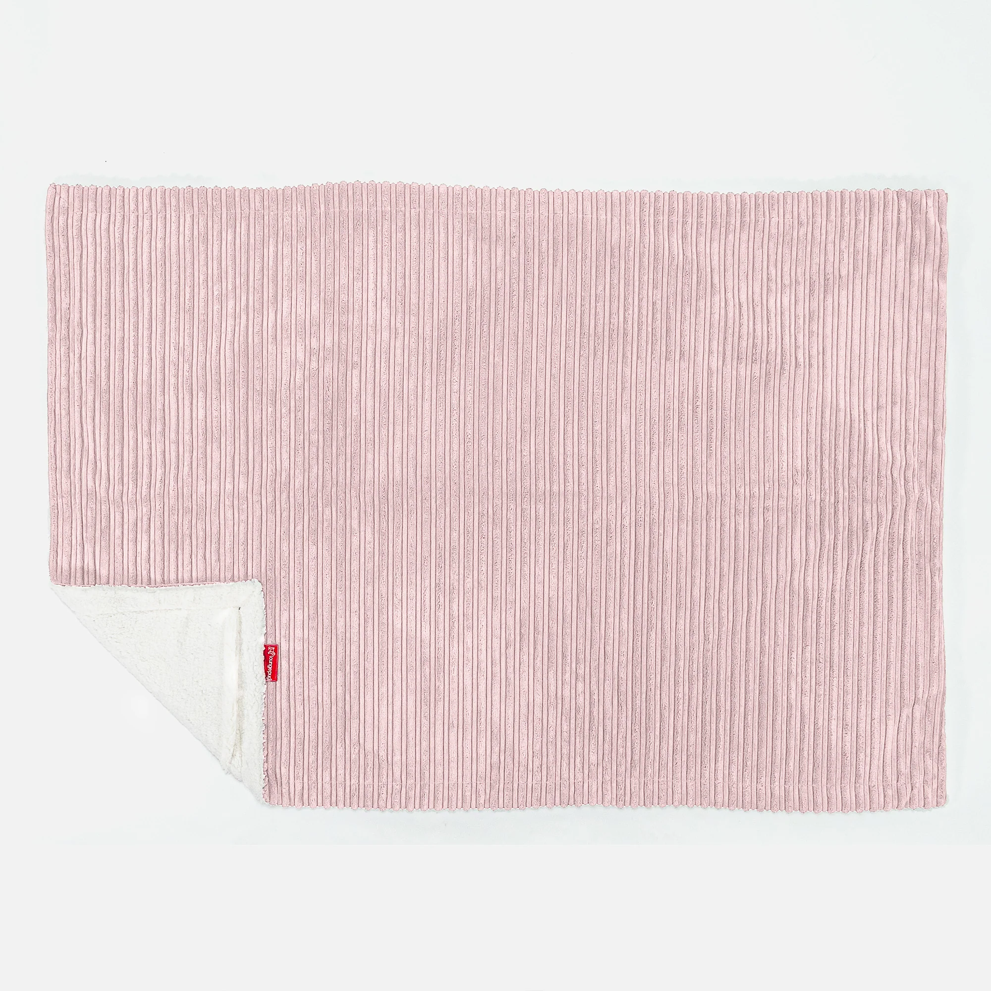 Sherpa-Decke - Cord Rosa - Image 3