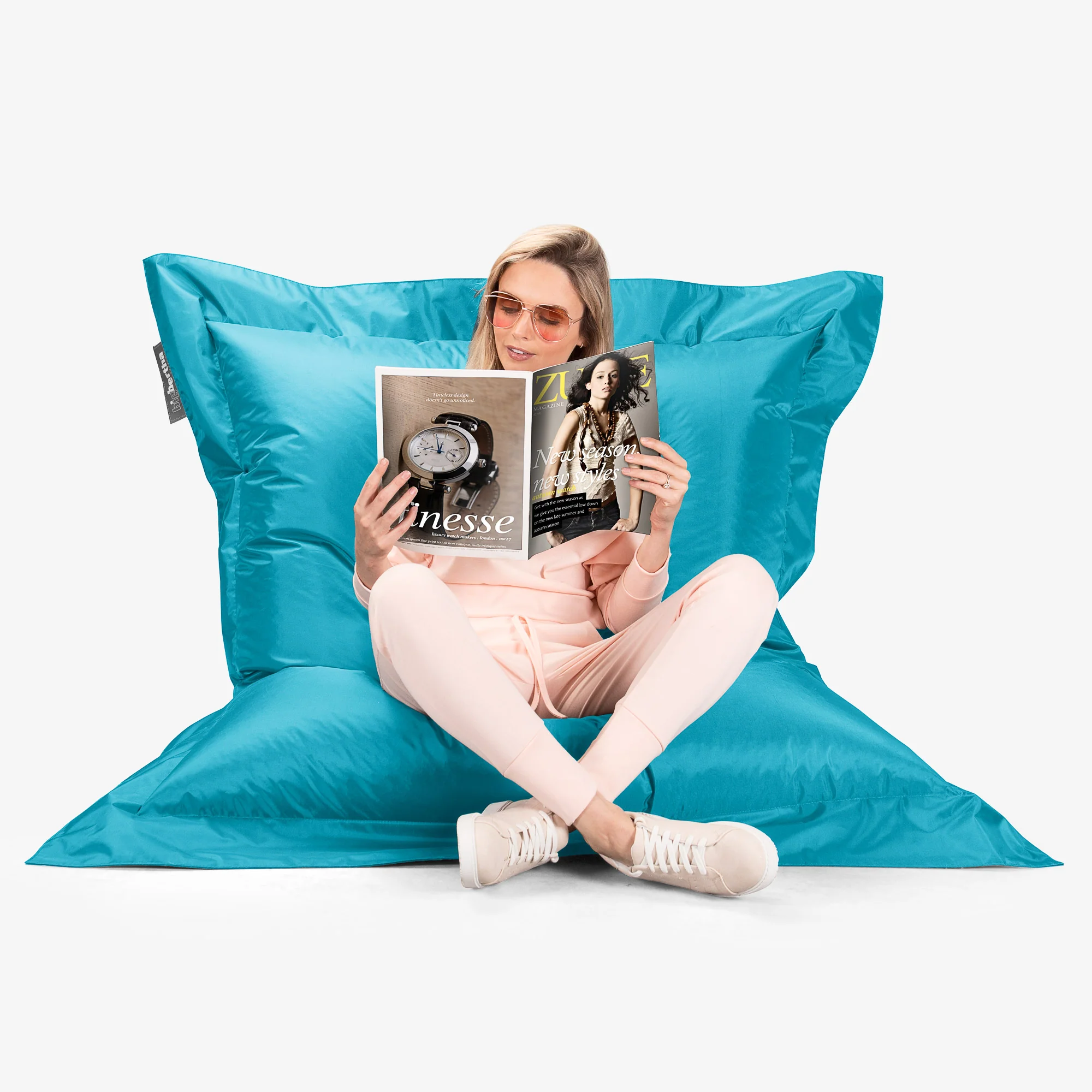 Sitzsack XXL Outdoor - SmartCanvas™ Aqua - Image 5