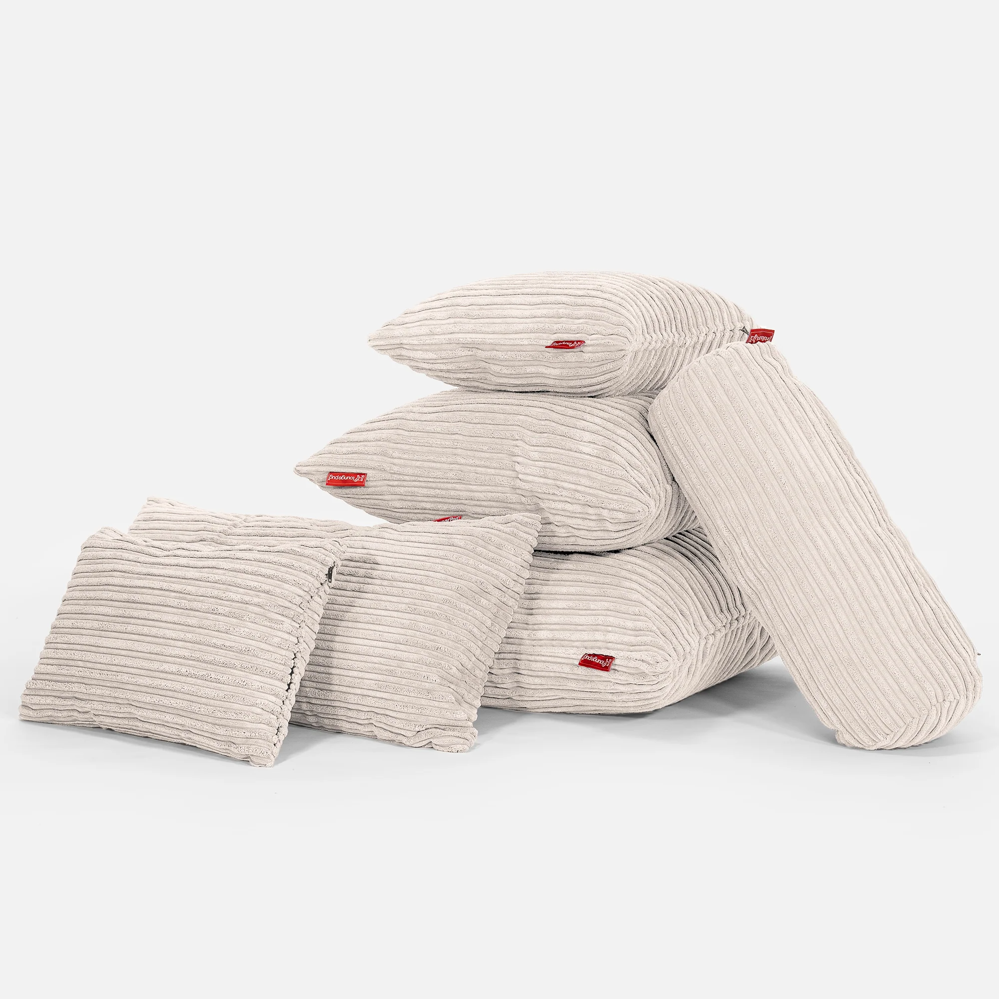 Dekokissen / Sofa Kissenbezug 47 x 47cm - Cord Elfenbein - Image 4